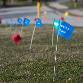 TransCanada Utilities field technician performing Quality Assurance & Audit Service